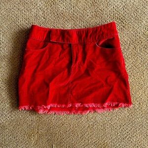 blue asphalt red skirt, size 1 or XS